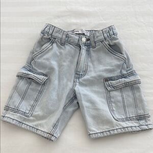 Zara kids Denim Cargo Shorts
